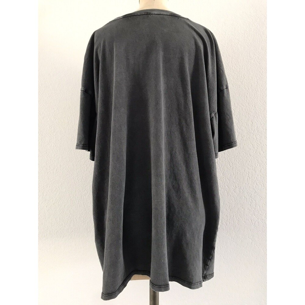 Hollister Gray Short Sleeve Oversized Huntington Beach Surf T Shirt Womens XL - Picture 4 of 7